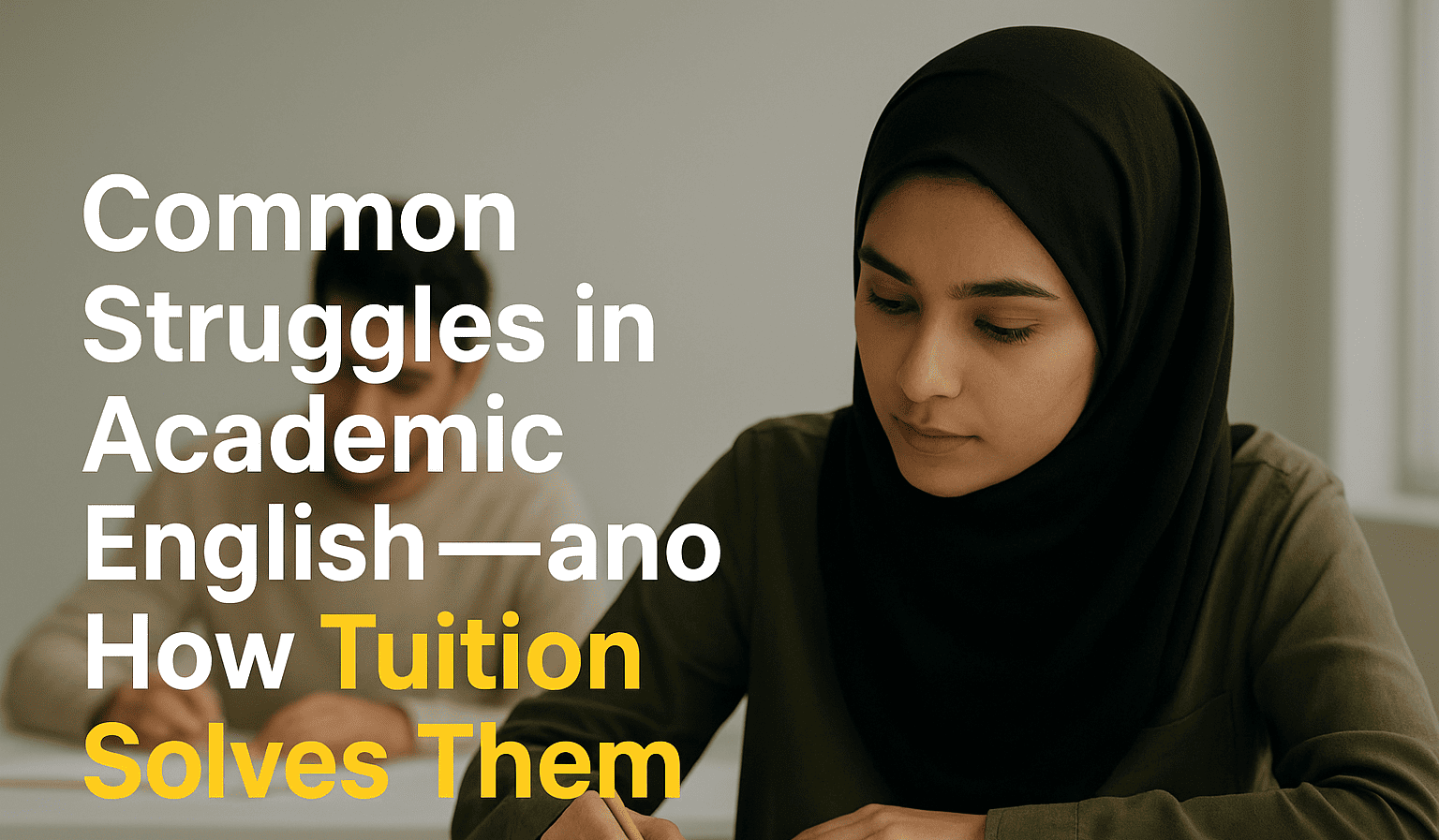 Common Struggles in Academic English—and How Tuition Solves Them?