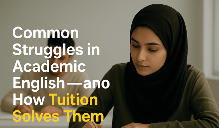 Common Struggles in Academic English—and How Tuition Solves Them?